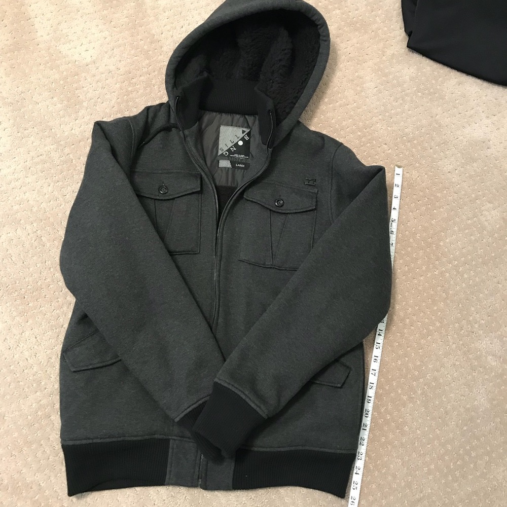 Men’s Billabong sherpa lines coat size L